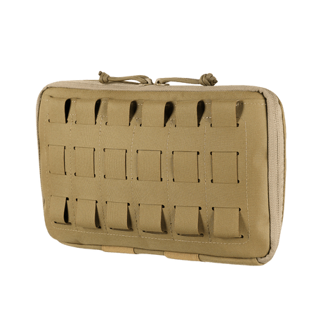 M-Tac Admin Pouch X-Large Elite i slitstarkt Cordura 500D med Laser Cut-design för taktisk utrustning och patches, lämplig för organisering och förvaring.