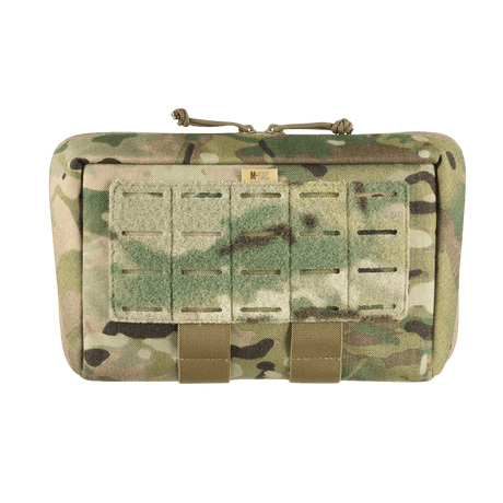 M-Tac Admin Pouch X-Large Elite i camouflagemönster med Laser Cut-design, lämplig för taktisk utrustning och förvaring.