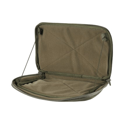 Öppen M-Tac Admin Pouch X-Large Elite med rymligt inre, slitstark Cordura 500D och velour-velcro för modulära inserts.