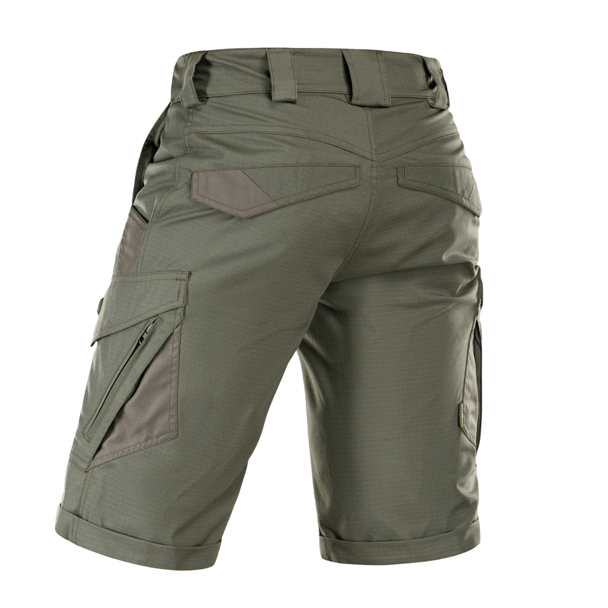 M-Tac Shorts Aggressor Gen.II Flex i grøn rip-stop materiale