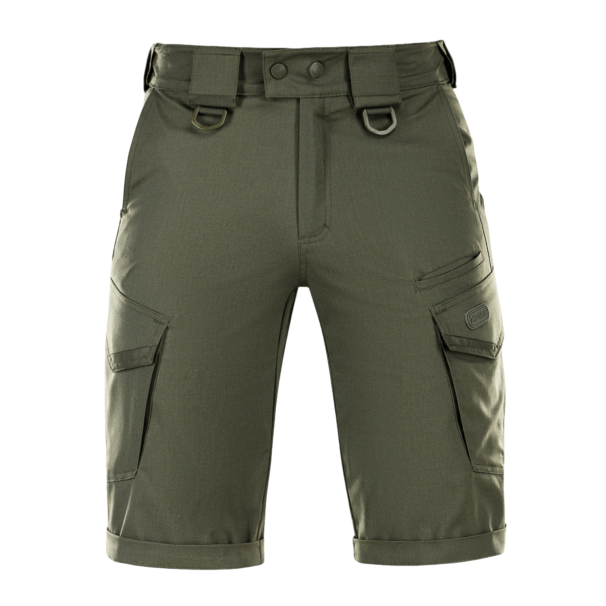 M-Tac Shorts Aggressor Gen.II Flex i rip-stop materiale med moderne taktisk design, ideel til træning og fritid, vandafvisende belægning.