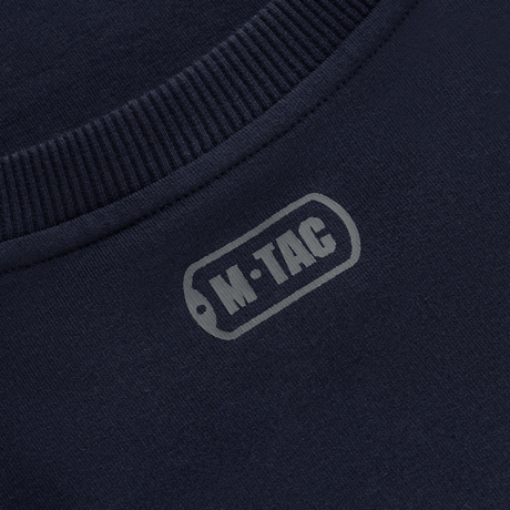 M-Tac Pullover 4 Seasons i minimalistisk design med rund hals, 95% bomull, 5% elastan, perfekt för taktisk användning året runt