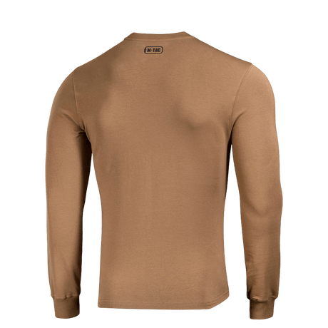 M-Tac Pullover 4 Seasons sedd bakifrån, minimalistisk design, 95% bomull och 5% elastan, rund hals och elastiska muddar