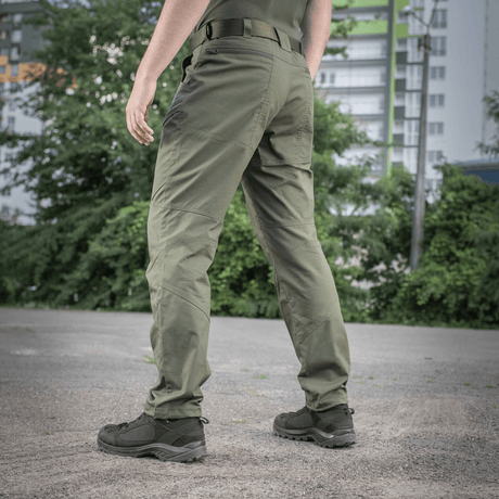 M-Tac Tactical Bukser Patrol Gen II Flex i udendørs miljø med fokus på komfort og fleksibilitet