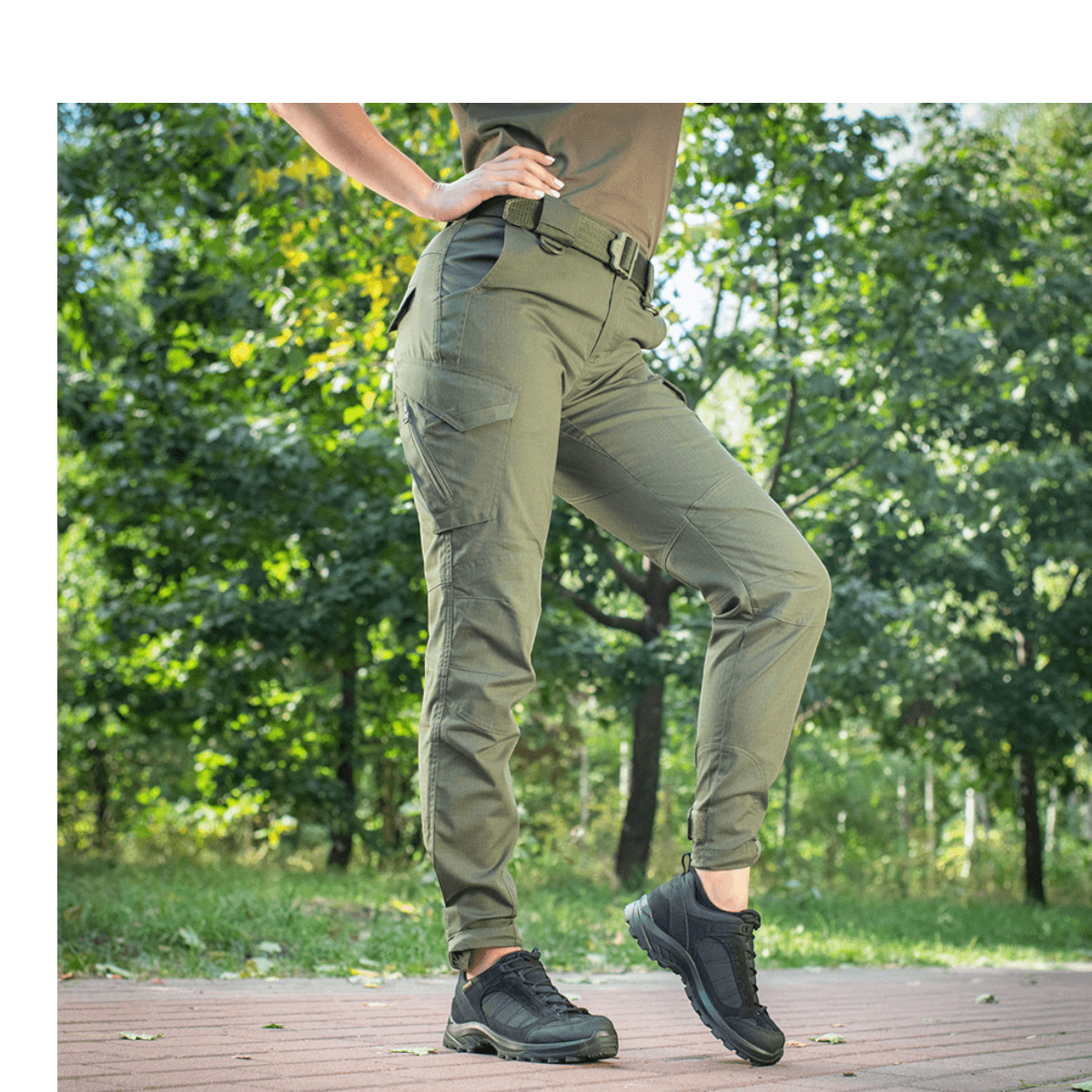 M-Tac Bukser Aggressor Dame Flex i træningsmiljø, tætsiddende design, Teflon-impregneret for beskyttelse mod vand og snavs.