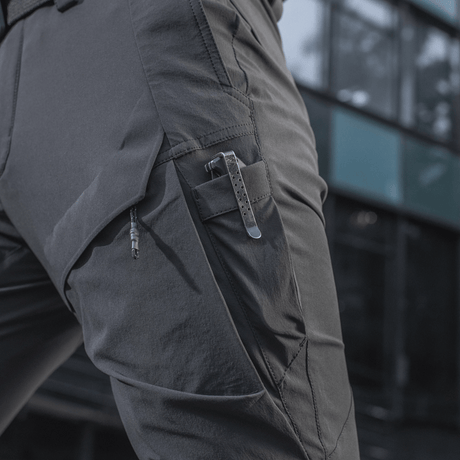 M-Tac Bukser Rubicon Flex i moderne 4-Way Stretch med innovativ cargo-lomme, ideelle til træning og fritid.