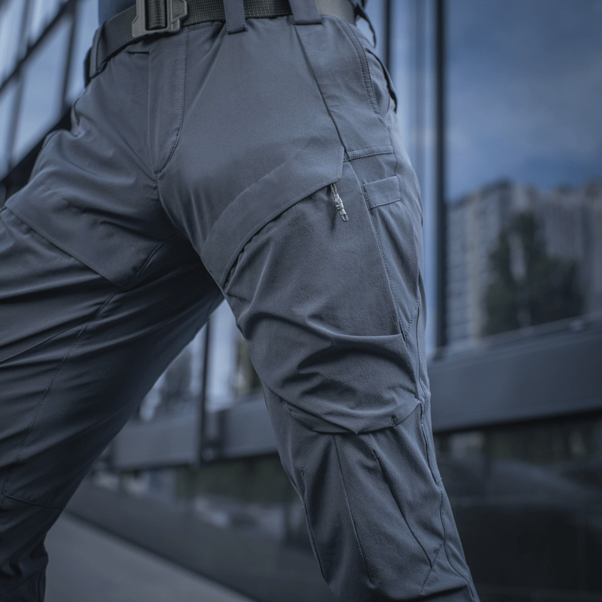 M-Tac Bukser Rubicon Flex bukser i vandtæt og åndbart stof, ideelle til træning og fritid, med innovative cargo-lommer.