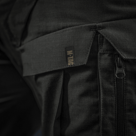 Nærbillede af M-Tac Bukser STURM NyCo Extreme Gen.II med robust lynlås og holdbare materialer i ekstremt design.