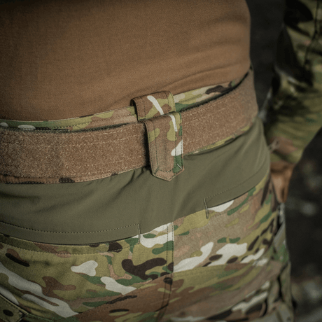 M-Tac Bukser STURM NyCo Extreme Gen.II i camouflage, designet med komfortabelt bælte og Cordura forstærkninger.
