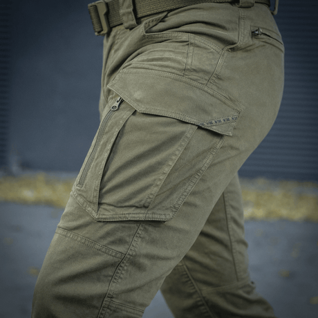 M-Tac Bukser Patriot Gen.III Vintage med lommer og elastisk pasform i en taktisk kontekst