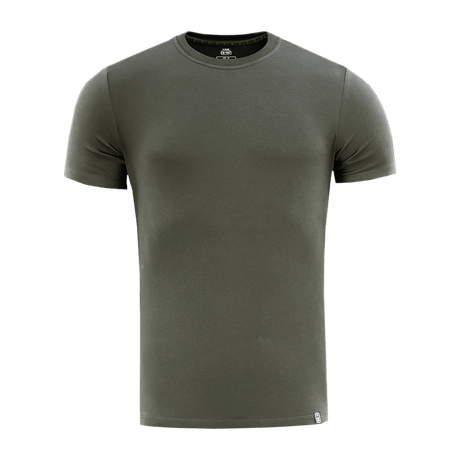M-Tac T-shirt 93/7 Summer i olivengrøn, ideel til sommerbrug med komfortabel pasform og optimal termoregulation.