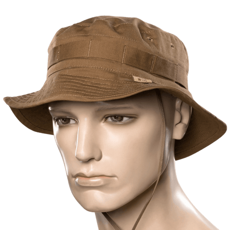 M-Tac Panama Rip-Stop army-hat, semi-stiv skygge, kronebånd, åndbar og vindtæt hat til camouflage. Ideel til udendørs brug.