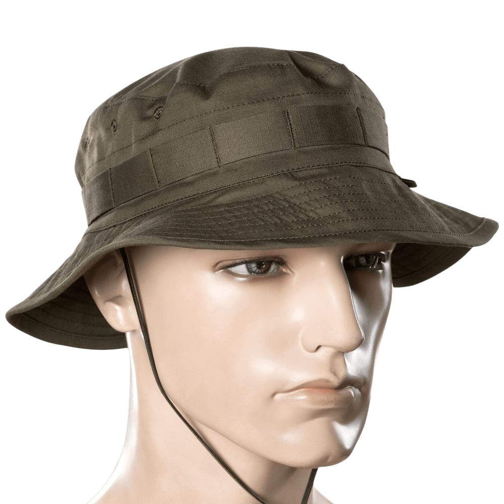M-Tac Panama Rip-Stop army hat with semi-stiff brim and ventilation, inspired by American Boonie model, in rip-stop fabric.