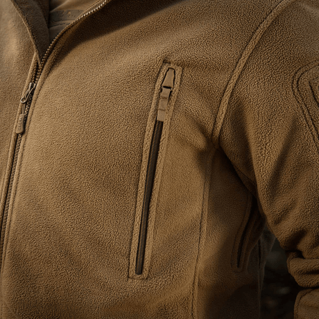 M-Tac Division Gen.II Windblock Fleecejakke med vindbeskyttelse, perfekt til overgangs- og vintervejr. Lavet af 100% polyester.