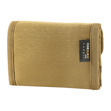 M-Tac Plånbok Elite Gen.II i slitstarkt Cordura 500D-material, sandfärgad, med stilfull design och YKK-dragkedja för kontanter och kort.