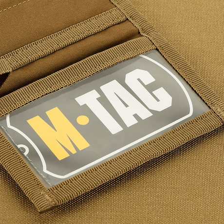 M-Tac Plånbok Elite Gen.II i Cordura 500D med stilfull M-Tac-logotyp, praktisk för kontanter och kort.