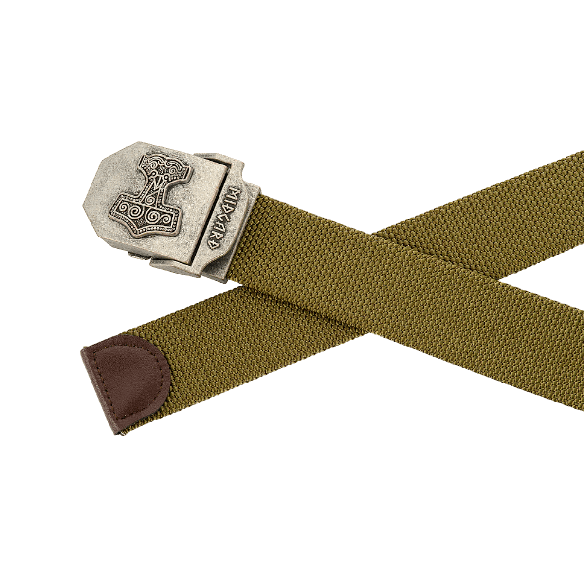M-Tac Thors Hammer Bælte – Militærstil og funktionalitet i nylon med Thor's Hammer spænde, ideelt til hverdag og udendørsbrug.