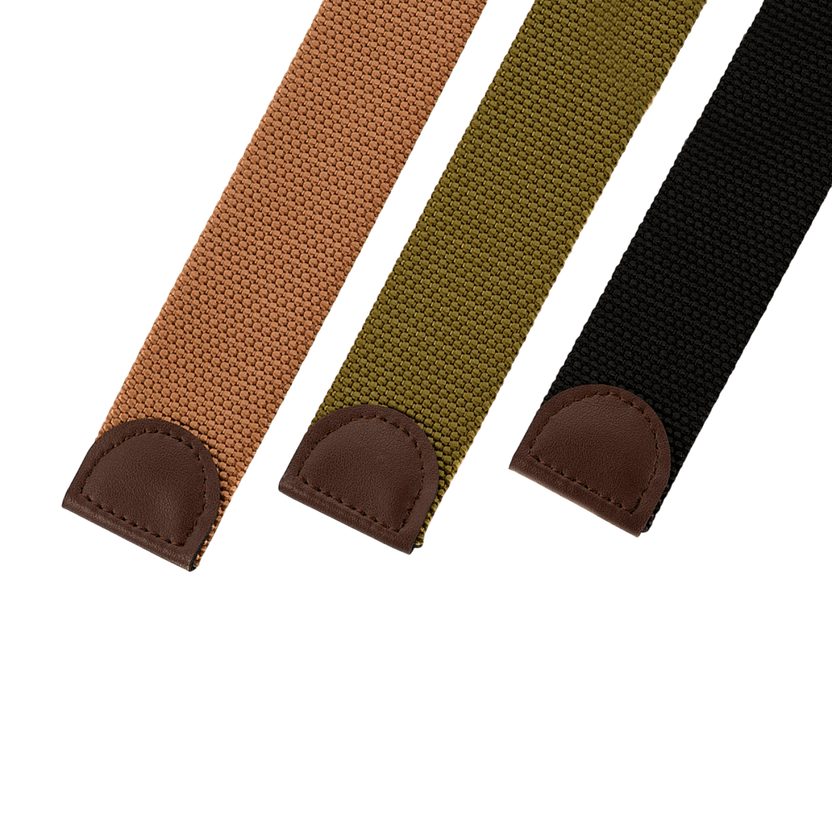 Tre varianter af M-Tac Thors Hammer Bælte – Militærstil og funktionalitet i nylon med metalspænde designet med Thor’s Hammer-emblem.