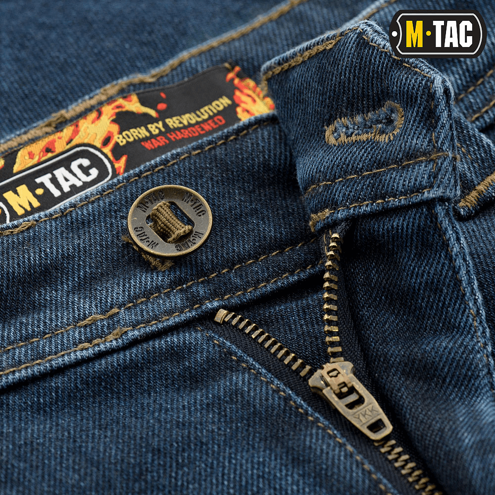 M-Tac Jeans Tactical Gen. I Cordura Regular Fit - slidstærk og stilfuld Cordura Denim med nylonfiber. Perfekt til alle lejligheder.