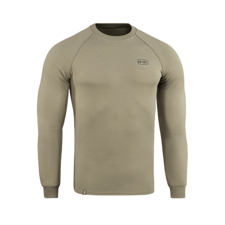 M-Tac Raglan Athlete sweatshirt med raglanärm i coyote, idealisk för sport och vardag, tillverkad av bomull och elastan.