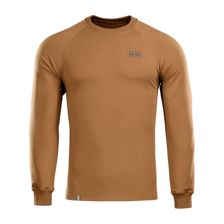 M-Tac Raglan Athlete i coyote, minimalistisk sweatshirt med raglanärm för sport och vardag, 95% bomull, 5% elastan.