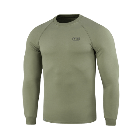 M-Tac Raglan Athlete sweatshirt i olivgrön med raglanärm, för sport och vardag, 95% bomull, minimalistisk design.