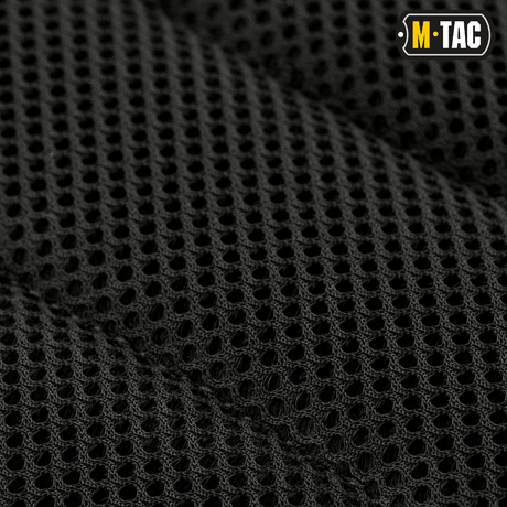 M-Tac Buckler Taske Elite svart Cordura tygdetalj.