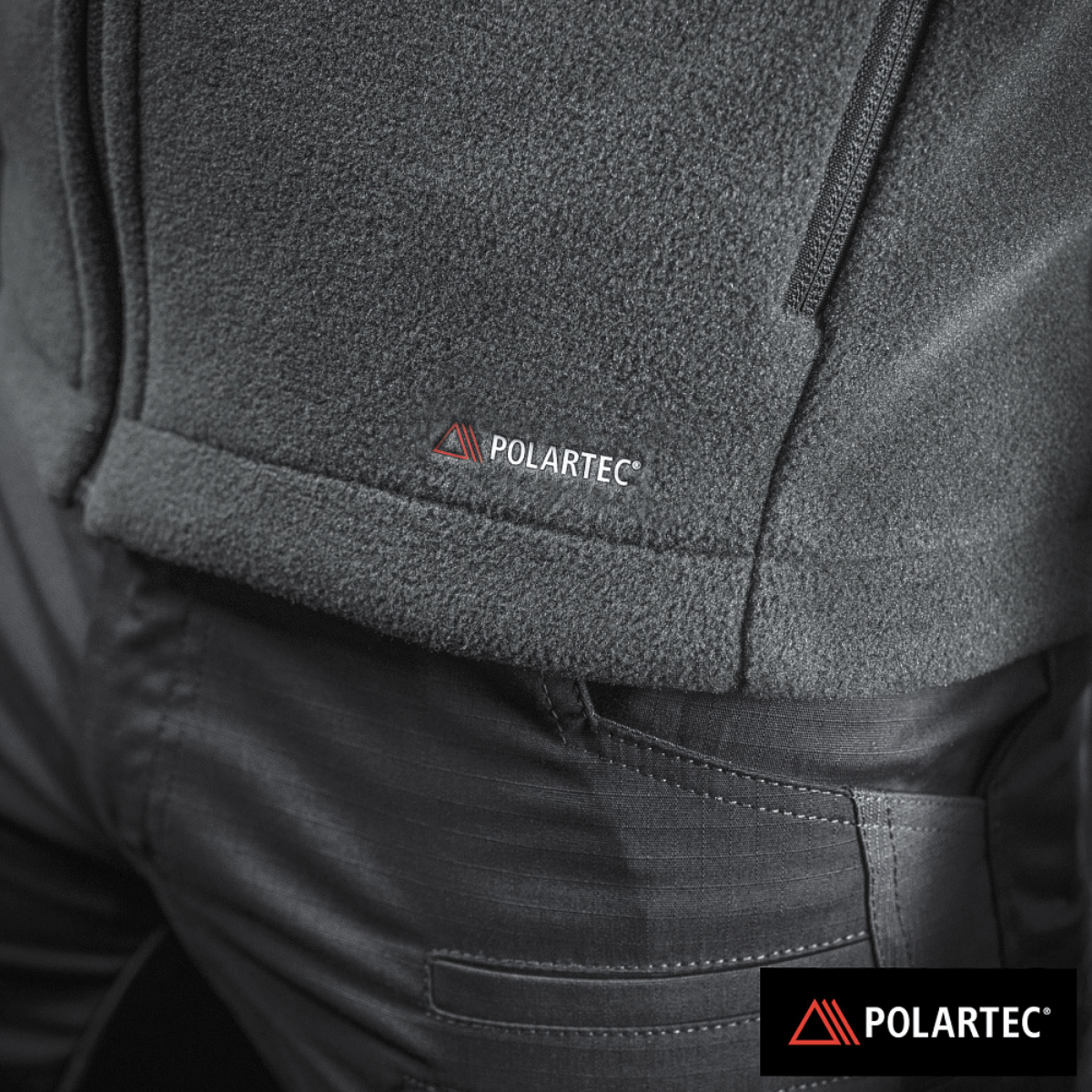 M-Tac Nord Polartec Fleecejakke, premium Polartec® 200 Series fleece, varmeisolering, stilfuld fleecejakke, komfortabel og funktionel.