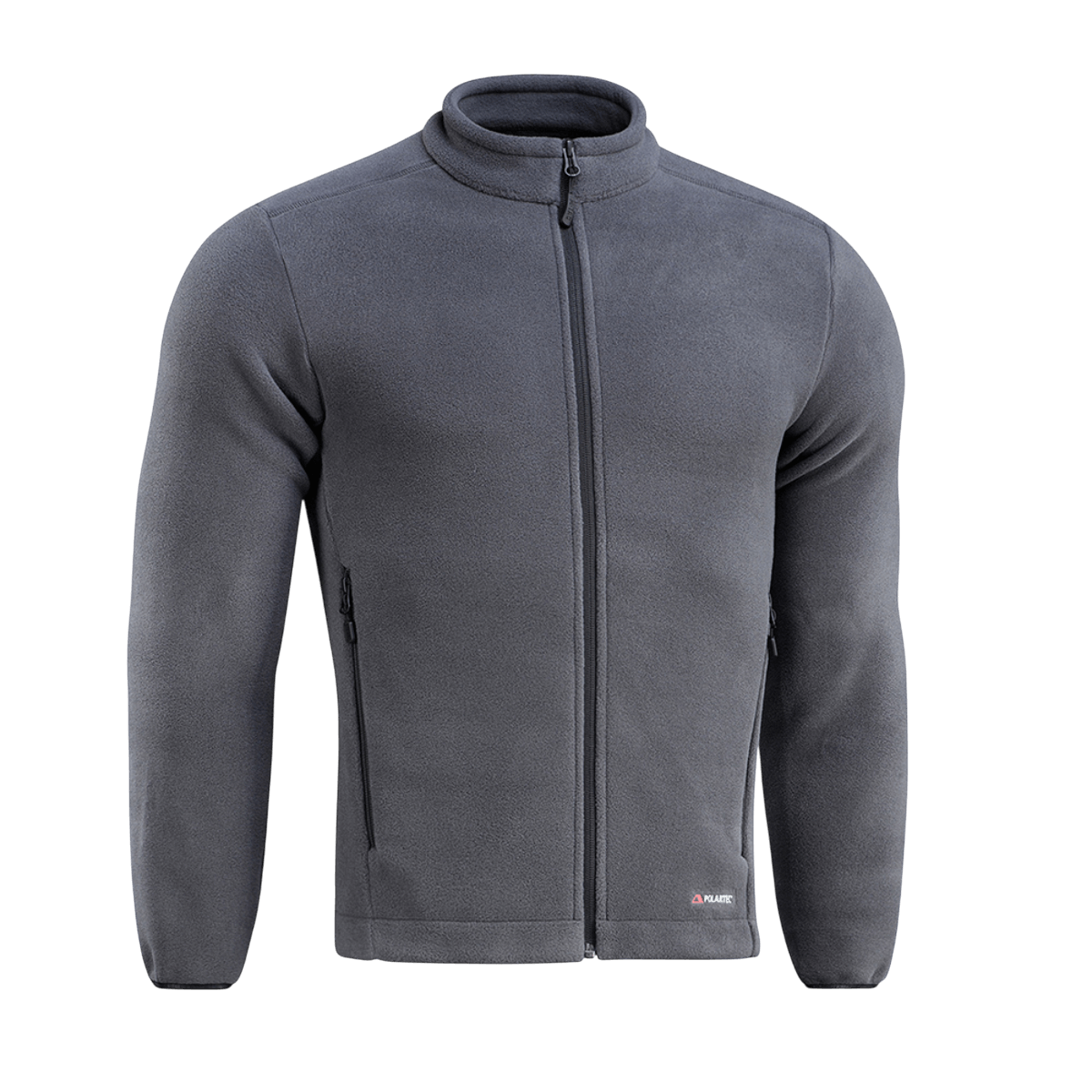 M-Tac Nord Polartec Fleecejakke i grå, lavet af premium Polartec® 200 Series fleece, designet til varmeisolering og funktionalitet.