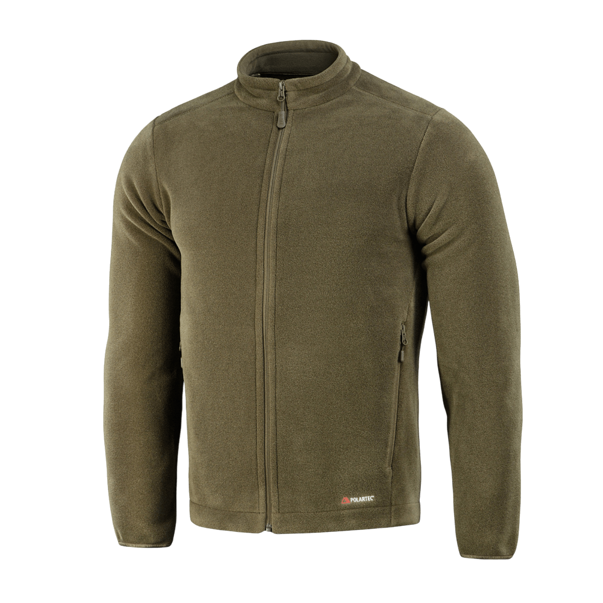 M-Tac Nord Polartec Fleecejakke i olivengrøn farve, fremstillet af premium Polartec® 200 Series fleece, designet til varme og komfort.