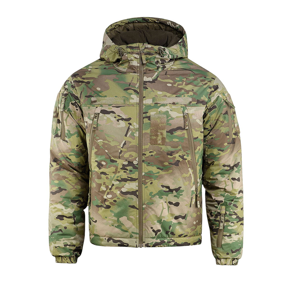 M-Tac Alpha Gen.IV Pro Primaloft Vinterjakke i vandafvisende Multicam stof, ideel til daglig brug og beskyttelse mod kulde ned til -20°C.