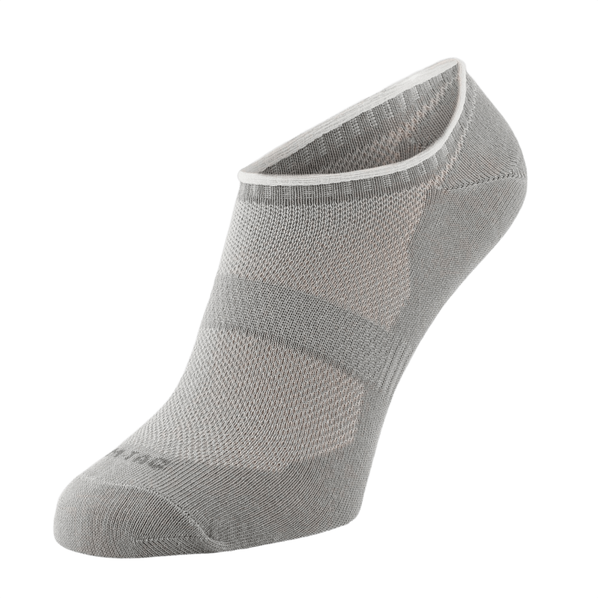 M-Tac Let Sommersokker i grå, designet til løb og udendørs aktiviteter i varmt vejr, med ergonomiske trykpunkter og åndbart materiale.