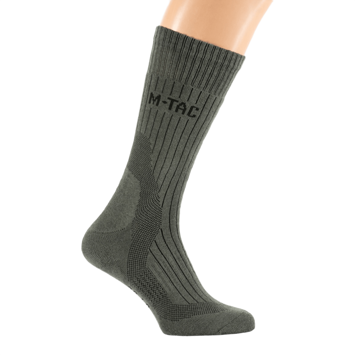 M-Tac Sokker Mid Calf Mk.4 til mænd, komfort og beskyttelse til trekking, med thermozoner og polstrede områder, elastisk kant for stabilitet