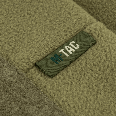 M-Tac Watch Cap Elite Fleece Beanie Hat Velcro i varm fleece med højt slidstyrke, ideel til taktisk brug og vinteraktiviteter. Velcro-panel til mærker.