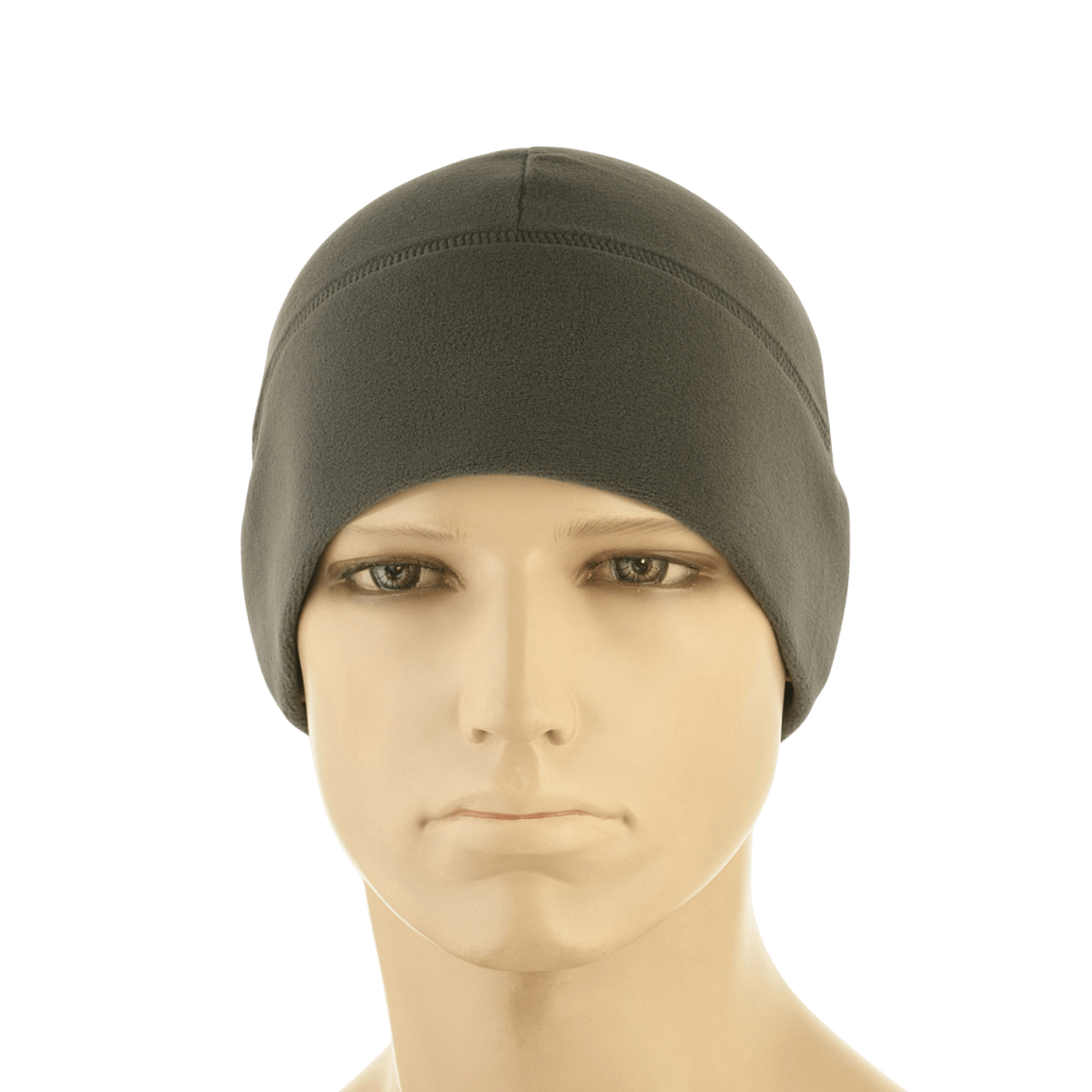 M-Tac Fleece Watch Cap Light Polartec Gen II på mannequin, vinterhue i holdbart Polartec fleece til udendørs aktiviteter og hverdag.