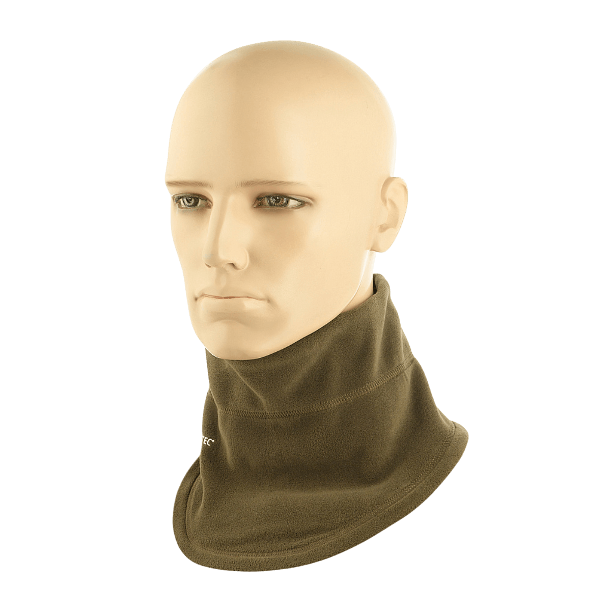 M-Tac Polartec Anatomic Tube Scarf i brun, anatomisk design til halsbeskyttelse mod vind, multifunktionel brug som tørklæde eller maske.