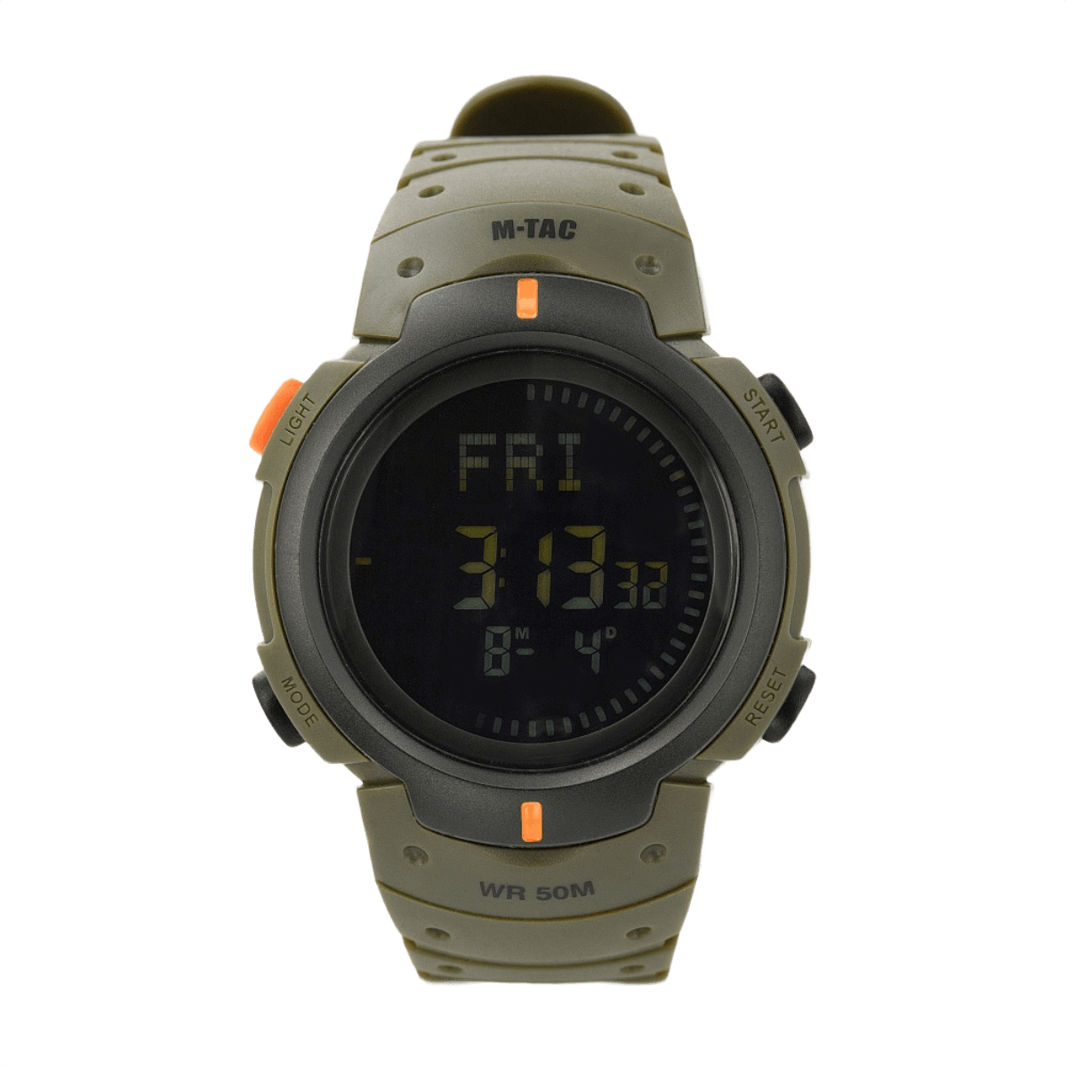 M‑Tac Taktisk Compass Ur med vandtæt funktion, elektronisk kompas og baggrundslys. Perfekt til udendørs aktiviteter.