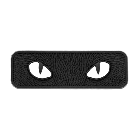 M-Tac Cat Eyes 3D PVC-patch med reflekterande design, Velcro-fäste, 80x25mm, idealisk för militär och utomhusaktiviteter.