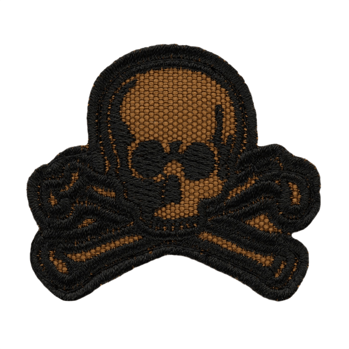 M-Tac Patch Old Skull Velcro i 3D med realistisk udseende, nem fastgørelse på uniformer og udstyr, tekstilmateriale, 45x55 mm