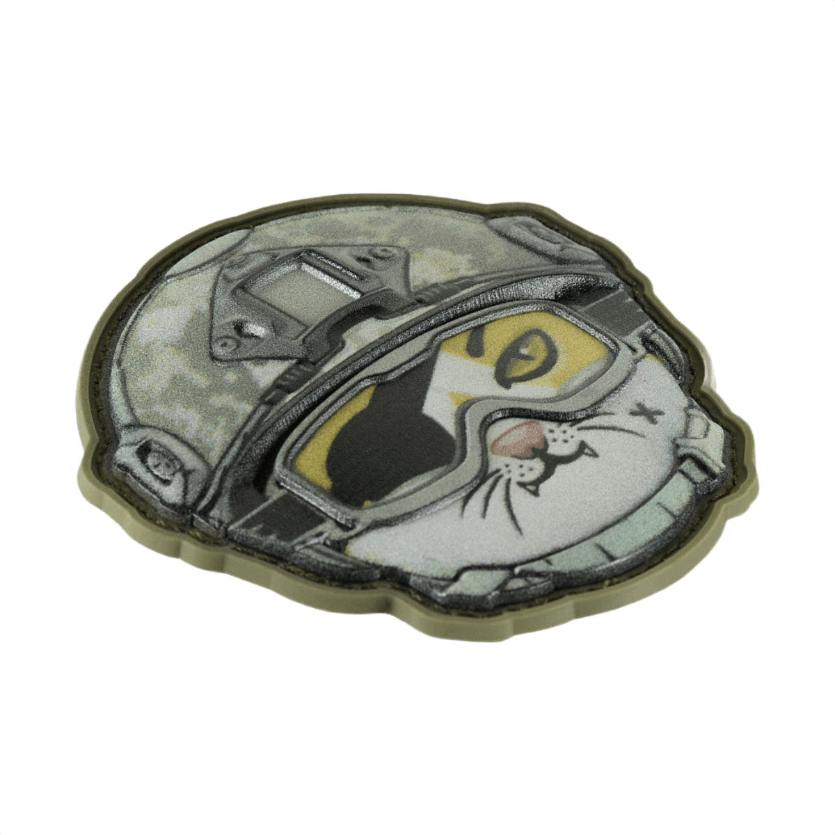 M-Tac Patch Emoji #12 med PVC-materiale og 3D-design, sjov og taktisk morale patch med Velcro fastgørelse. Perfekt til tøj eller udstyr.