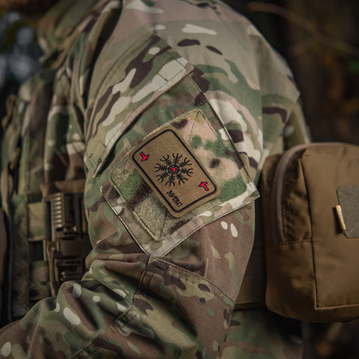 M-Tac Patch Kort Helm of Horror (Broderi)