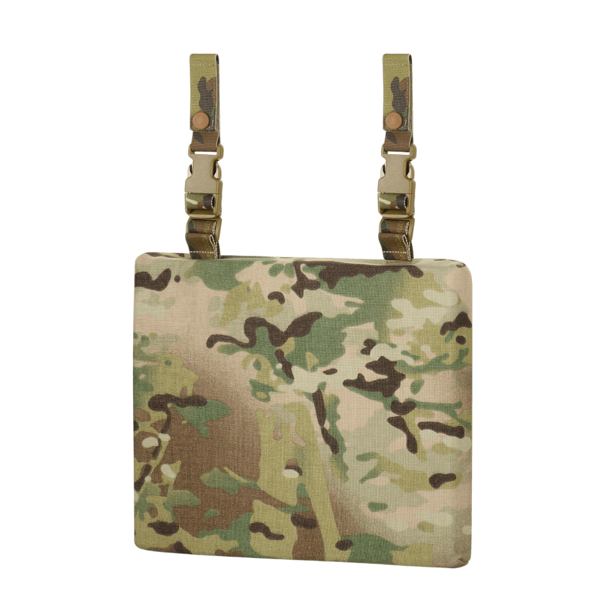 M-Tac Siddeunderlag med bæltebeslag ARMOR i camouflage med monteringsstropper. Effektiv mod kulde og fugt, slidstærkt Cordura 1000D.