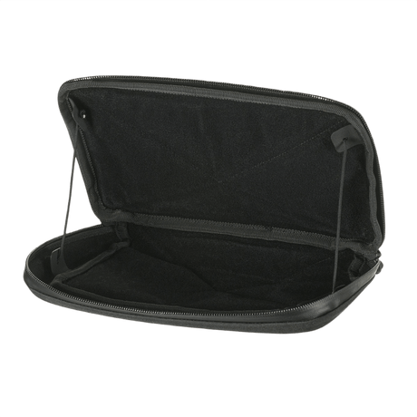 M-Tac Admin Pouch Large Elite Gen.II öppen med rymligt inre och AquaGuard-dragkedja för mångsidig förvaring av småsaker.