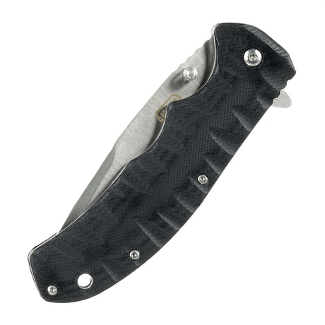 M-Tac Outdoor & Militär fällkniv - Type 4 med G10-handtag och klinga i kromat rostfritt stål, lätt design för taktisk användning.