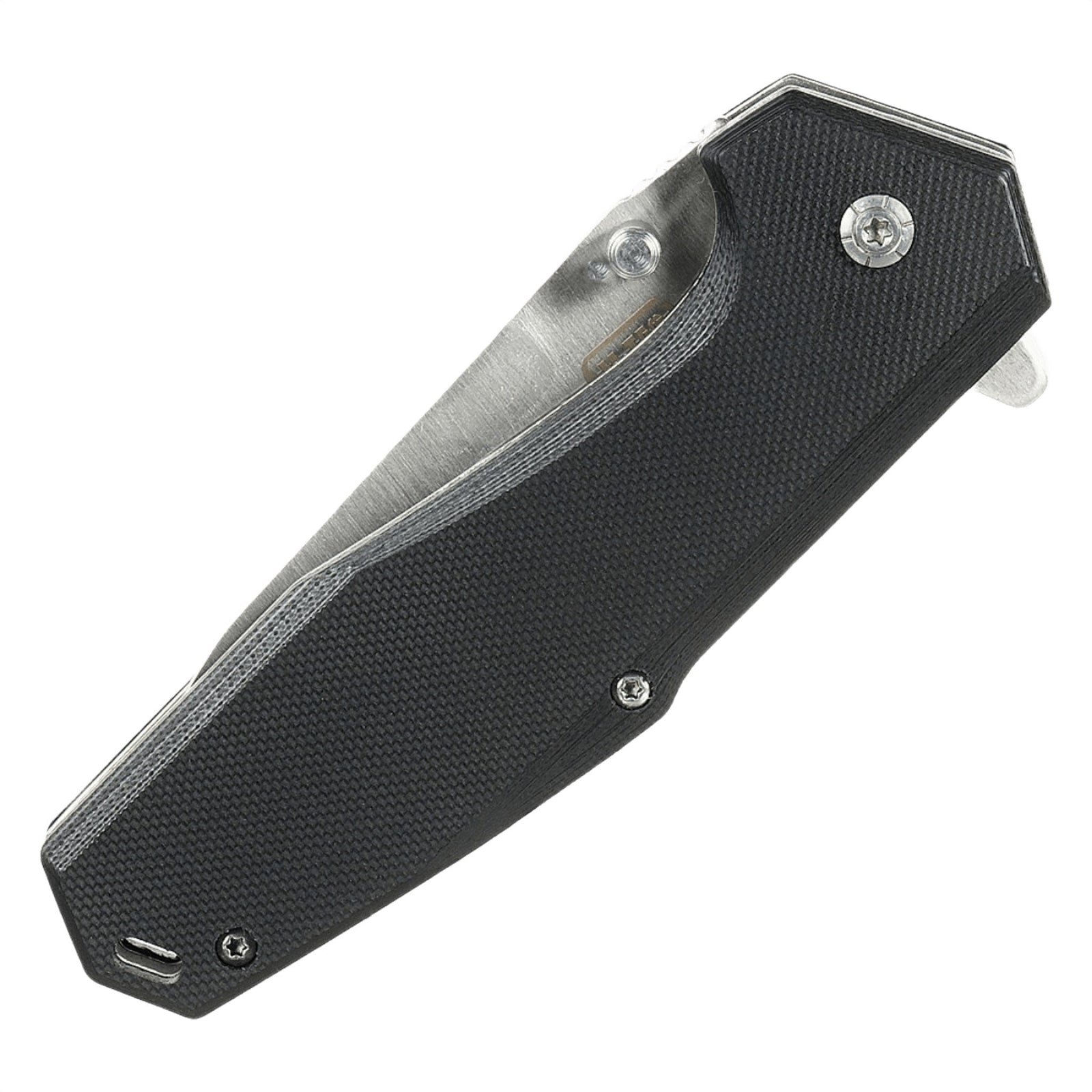 M-Tac Outdoor & Militær foldekniv - Type 5 med aluminiumshåndtag og G10-komposit, sammenfoldet visning