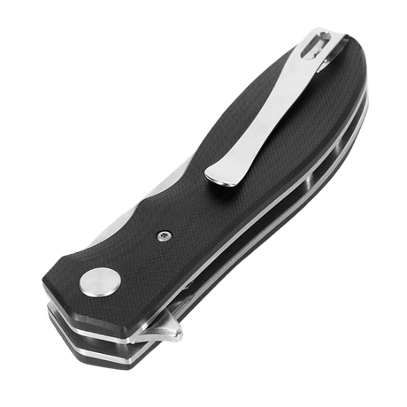 M-Tac Outdoor & Militär fällkniv - Type 6 med svart G10-komposithandtag.