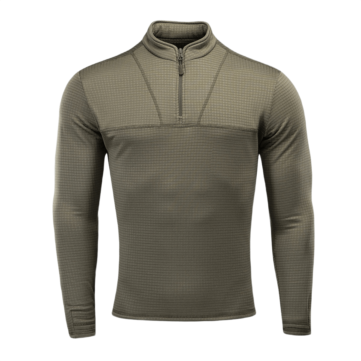 M-Tac Thermal Fleece Trøje Delta Level 2 med YKK-lynlås, designet til kolde klimaer, fremstillet i 100% polyester for varme og komfort.