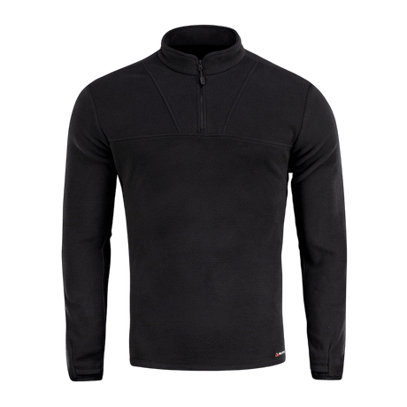 M-Tac Delta Polartec Fleecejakke i sort, fremstillet af let og varmt Polartec® Micro Series-fleece, ideel til kolde dage.