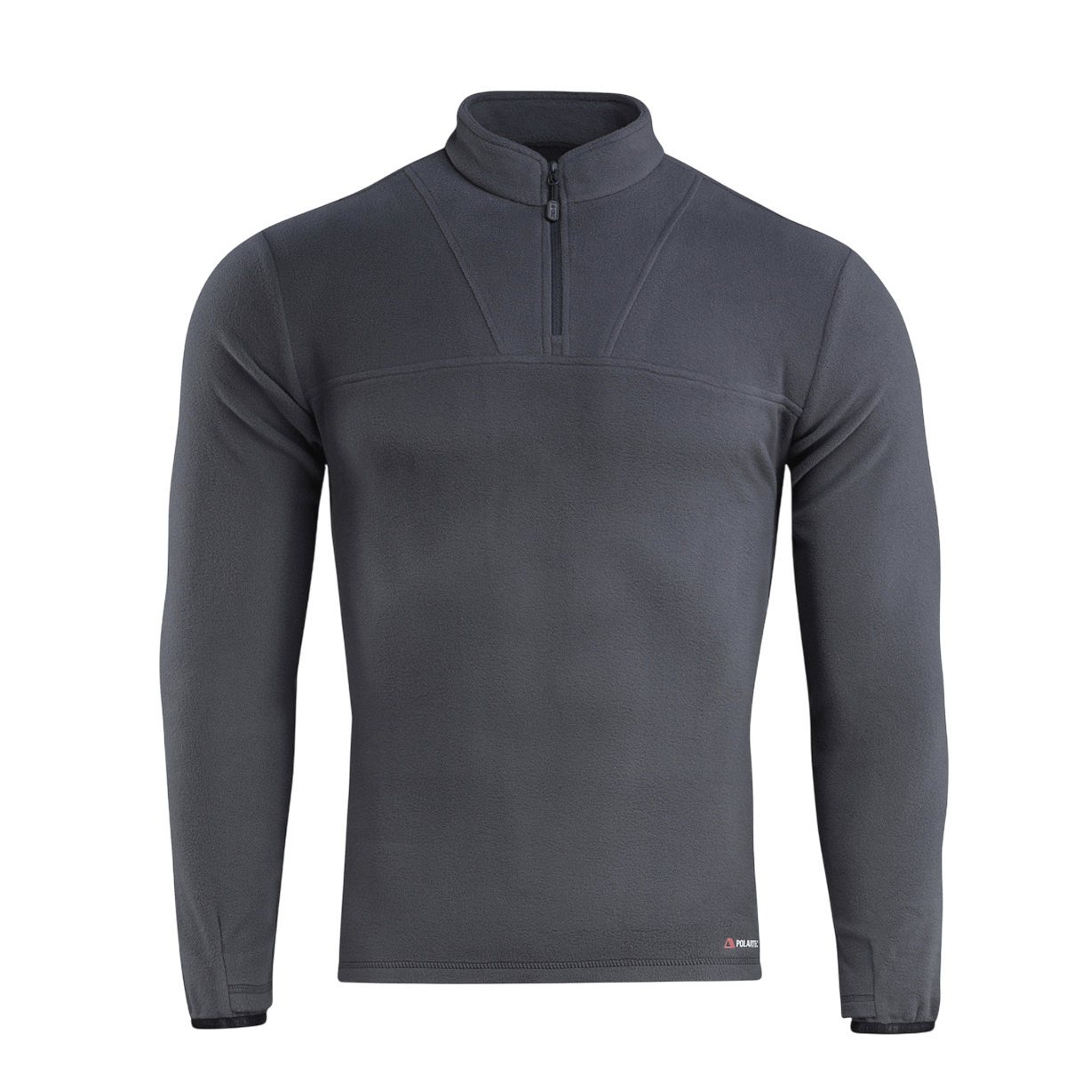 M-Tac Delta Polartec Fleecejakke i grå, lavet af blød og varm Polartec® Micro Series-fleece, ideel til kolde dage.