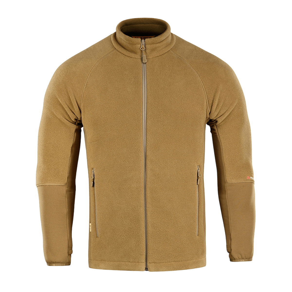 M-Tac Polartec Sport Fleecejakke i beige, ideel til overgangsperioder eller som mellemlag i koldt vejr, fremstillet af Polartec® 200 fleece.